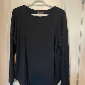 Anne Mulaire Black Long Sleeve Sweater